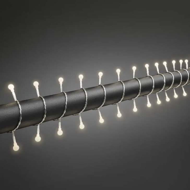 80 Led WARM WHITE Cherry Light Set Transparent Wire IP20