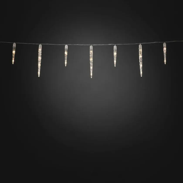 Acrylic icicle, 32 icicles, 96 wwhite Led multif, IP20 trafo