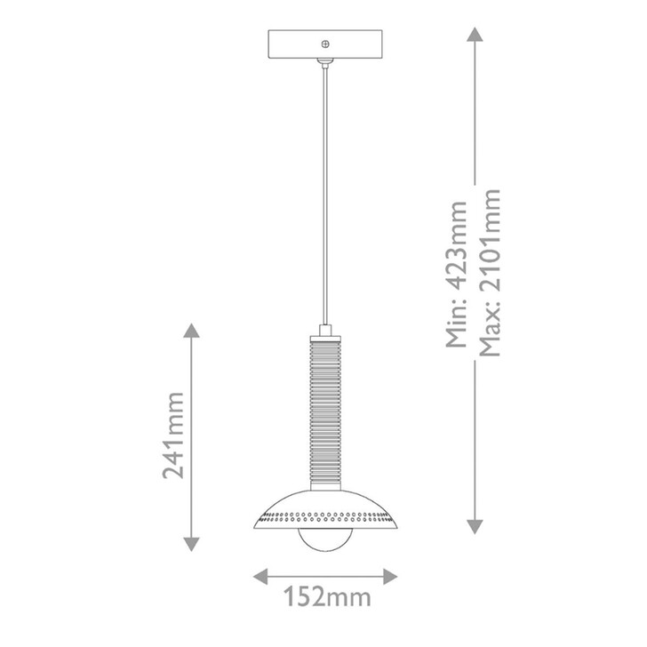 Alora Mood Alm Matt Black And Walnut Wood Dimmable Led Mini Pendant - 3000K