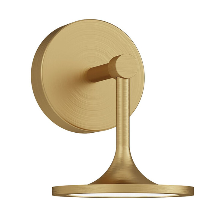 Alora Mood Issa Brushed Gold 1 Light Dimmable Led Wall Light - 3000K