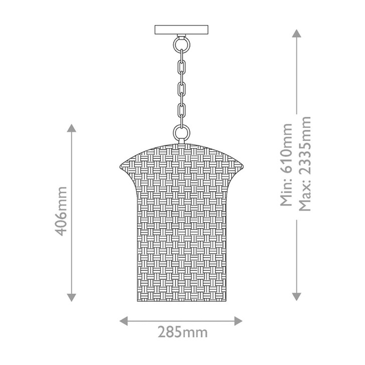 Alora Mood Kai Brushed Gold And Rattan Single Pendant Light