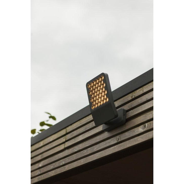Atlantis Small Outdoor LED Flood Light Dark Grey - 3000K