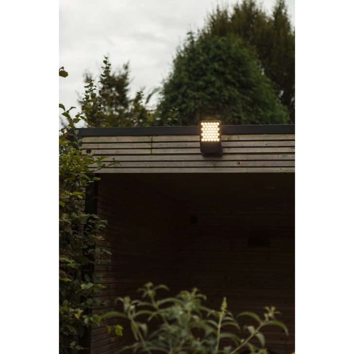Atlantis Small Outdoor LED Flood Light Dark Grey - 4000K
