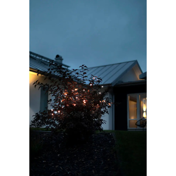 Battery Led lights, 40 amber, Outdoor, timer