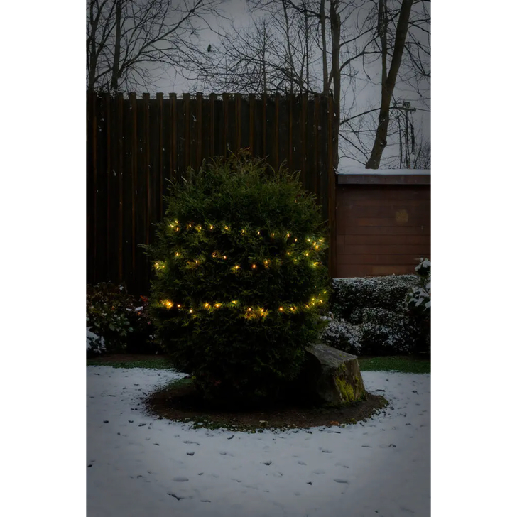 Battery Led lights, 80 amber, Outdoor, timer