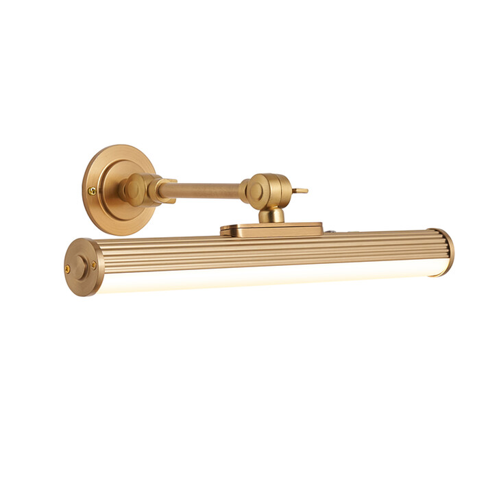 Cirali Warm Brass Adjustable Rechargeable Picture Light