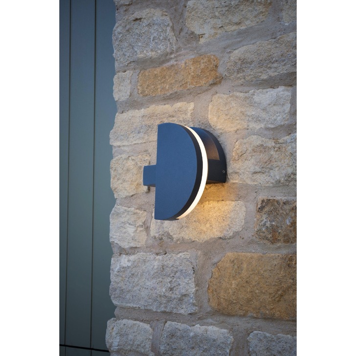 Dar Adyson ADY2139 Exterior Adjustable LED Wall Light In Anthracite Finish - IP65