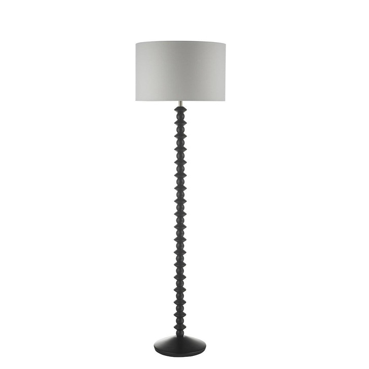 Dar Azana AZA4922 Floor Lamp In Black Ash Finish Base Only