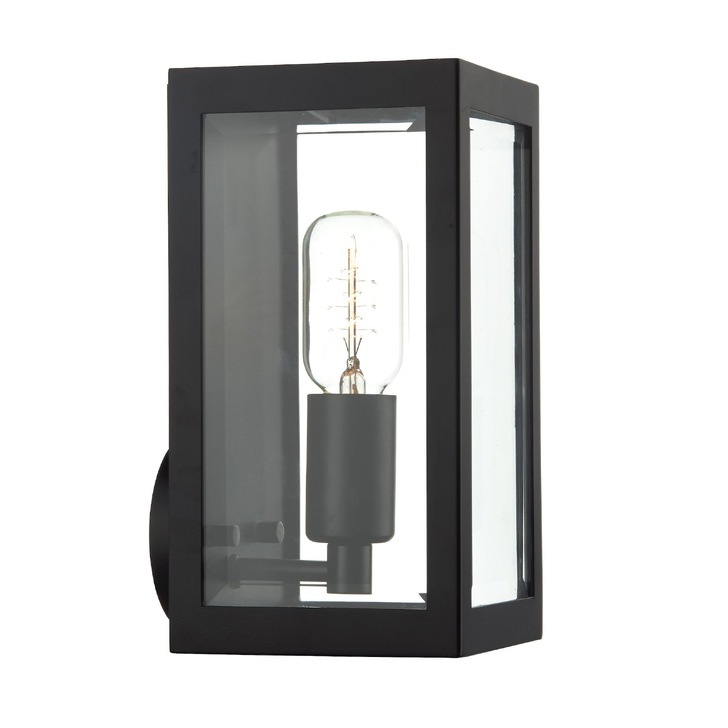 Dar Era ERA0722 Matt Black Finish Exterior Wall Light - IP44