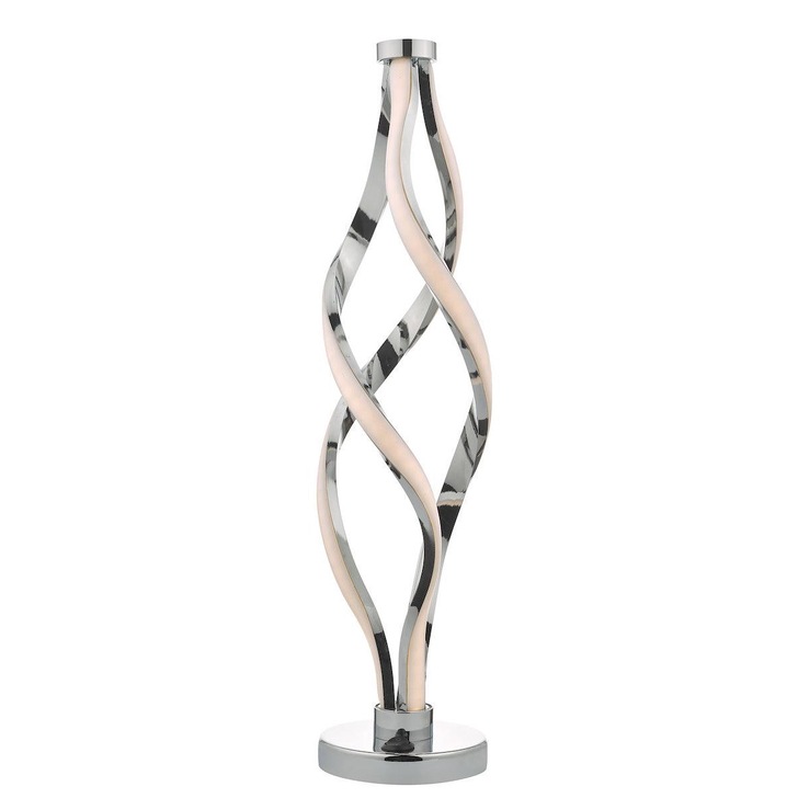 Dar Jive JIV4268 LED Table Lamp In Polished Chrome Finish