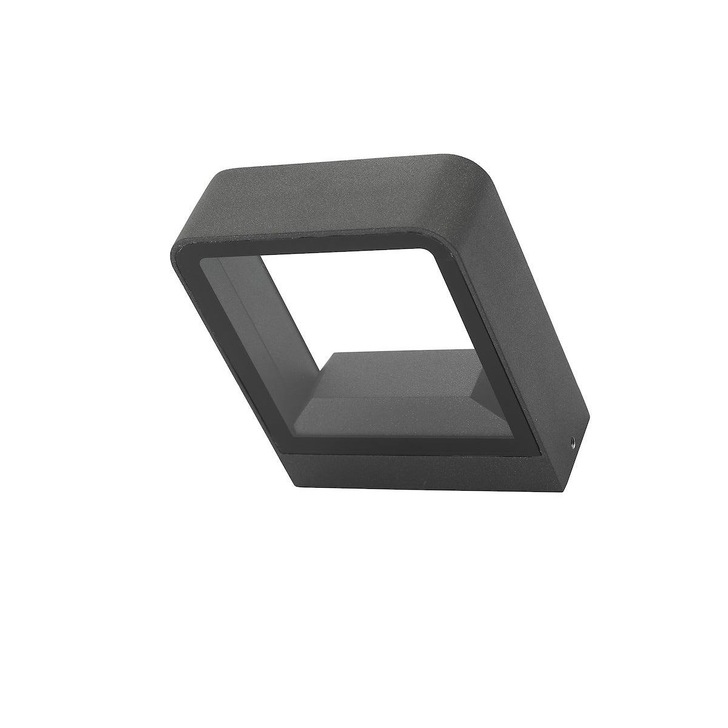 Dar Malone MAL3239 Exterior LED Wall Light Square In Anthracite Finish - IP65