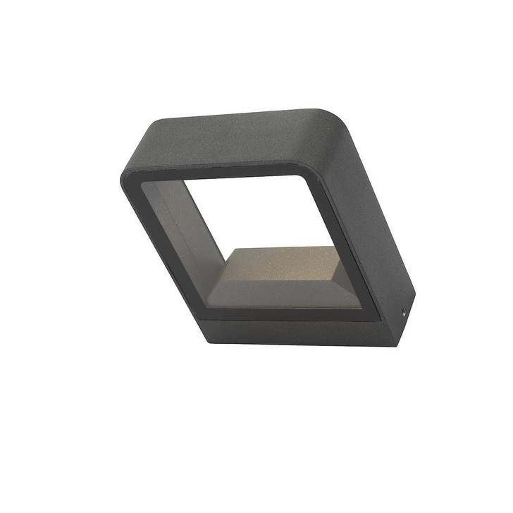 Dar Malone MAL3239 Exterior LED Wall Light Square In Anthracite Finish - IP65