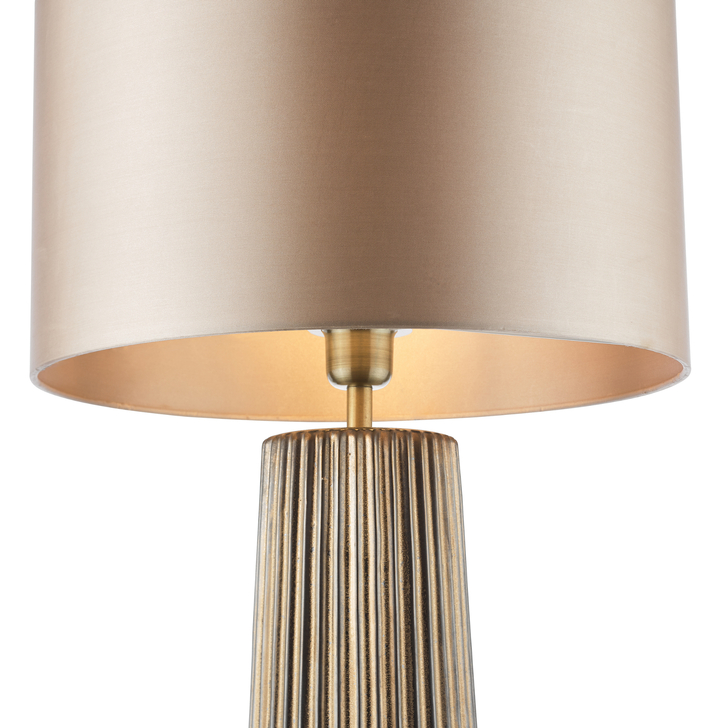 Dar Myla Bronze Ceramic Large Table Lamp - Base Only