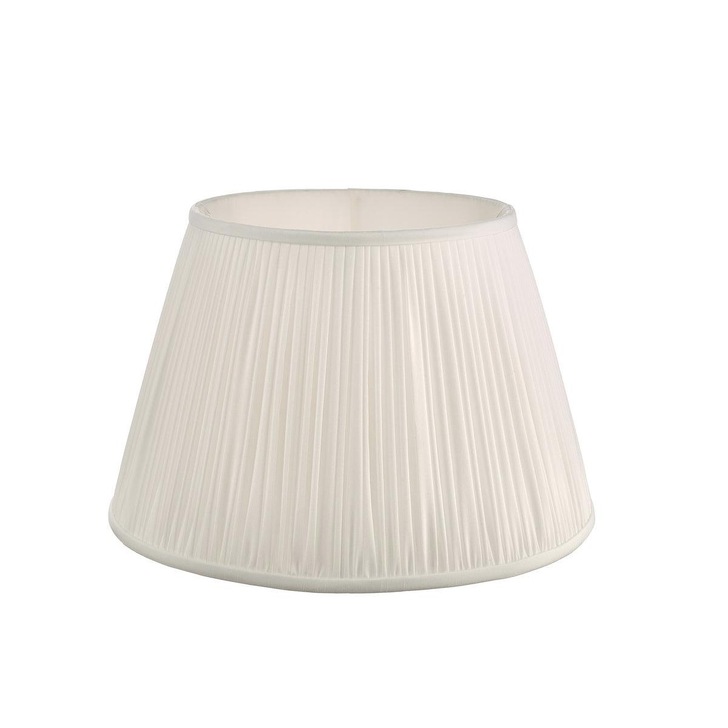 Dar Ulyana ULY1615 40cm Pleated Ivory Shade