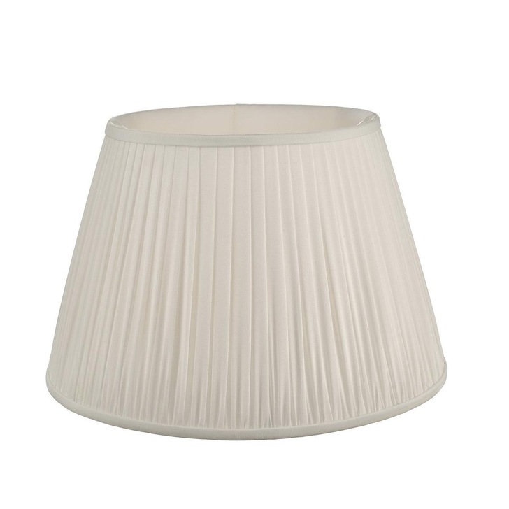 Dar Ulyana ULY1815 45cm Pleated Ivory Shade