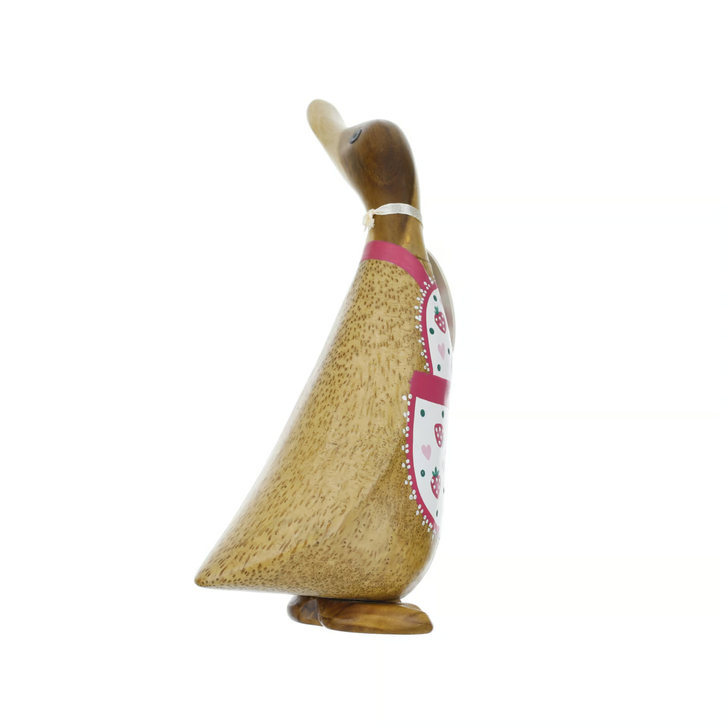 Dcuk Bakers Pink Apron Bamboo Root Duck