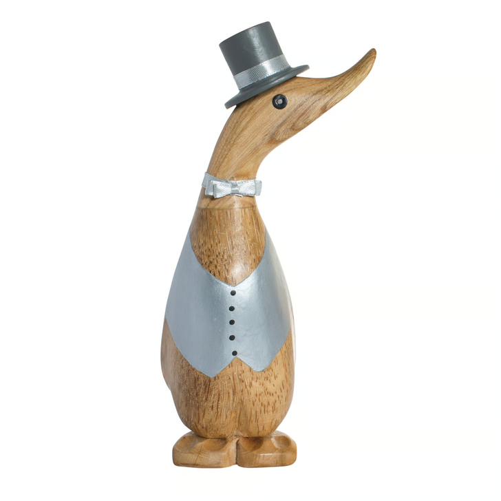 Dcuk Bride And Groom Pair Bamboo Root Ducks