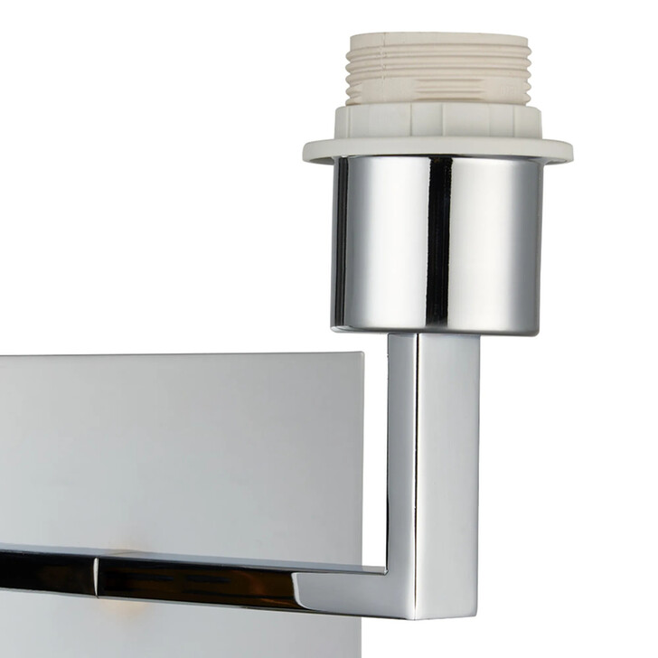 Deco Clara Polished Chrome 1 Light Wall Lamp Switched (FRAME ONLY)