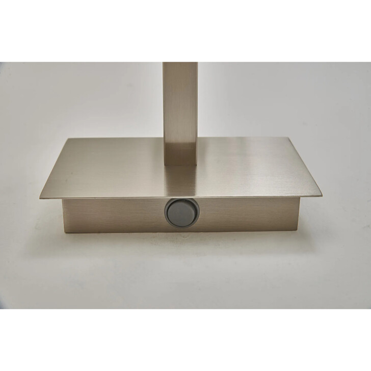 Deco Clara Satin Nickel 1 Light Wall Lamp Switched (FRAME ONLY)