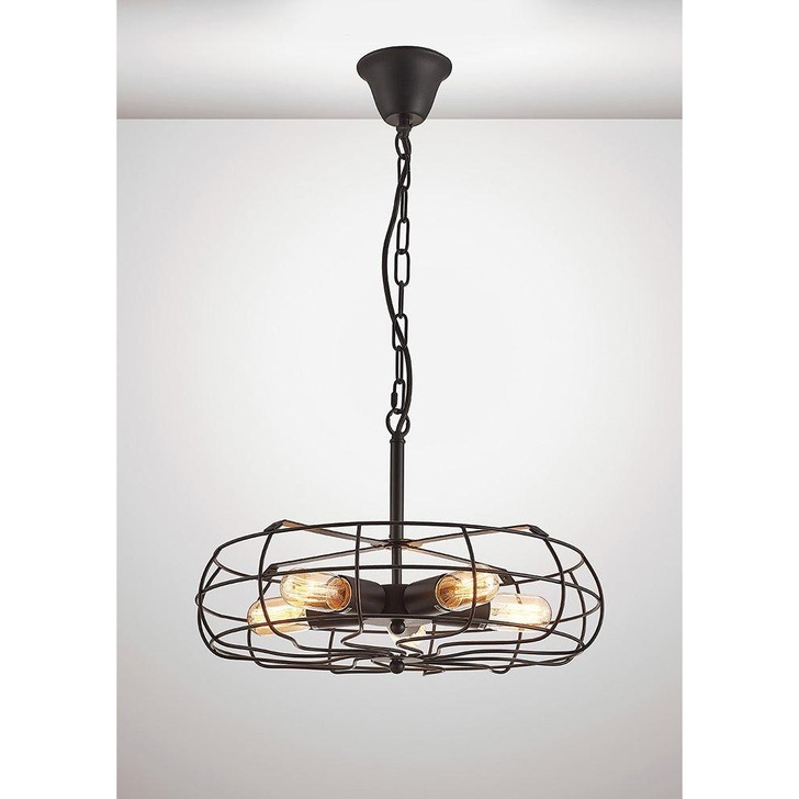 Deco Claudia D0135 Black 5 Light Pendant