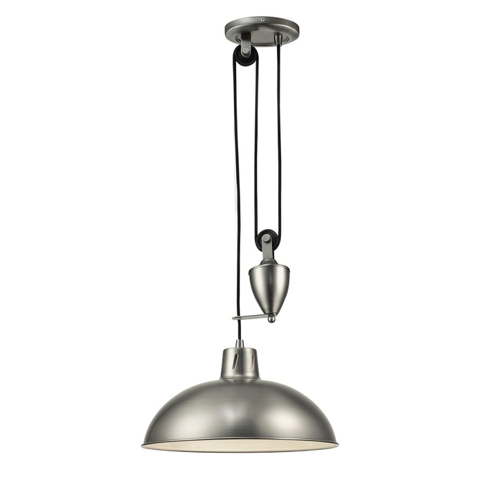 Deco Wellington D0150 Antique Nickel Rise & Fall Single Pendant