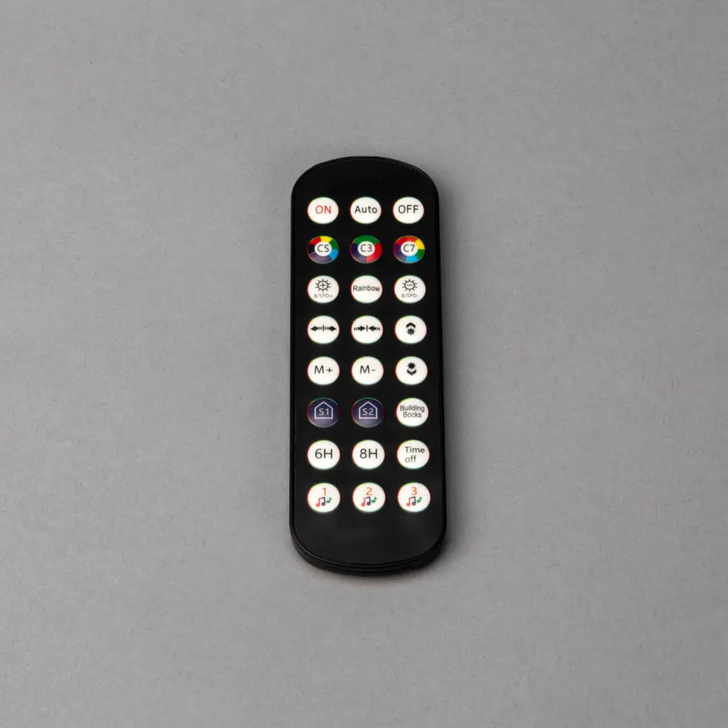 Decoration Metal Black Cone 265 RGB Led, black cable, remote