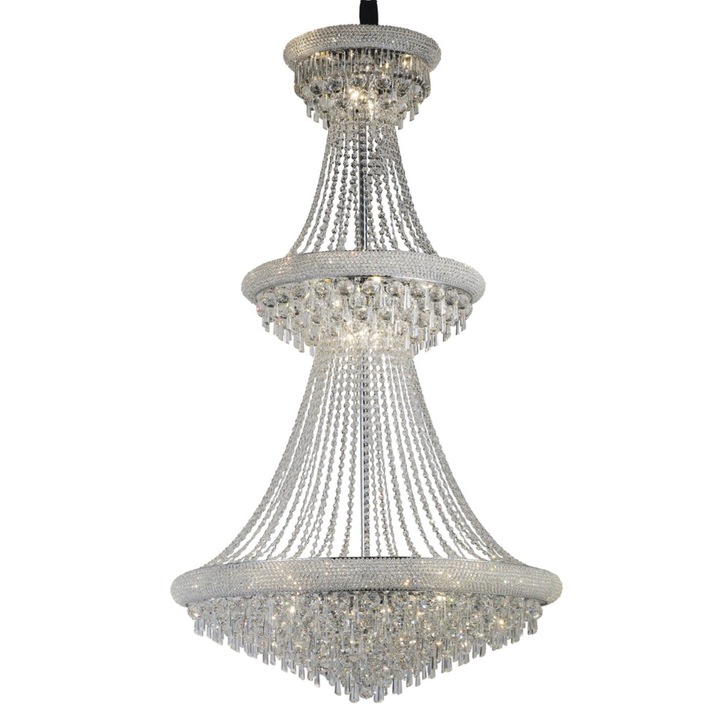 Diyas Alexandra IL31454 Polished Chrome 29 Light Crystal Chandelier