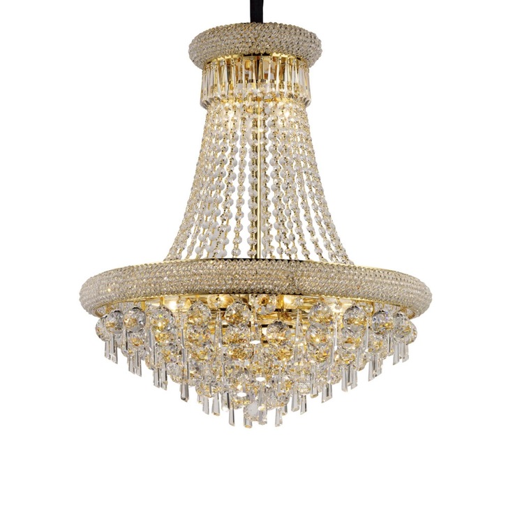 Diyas Alexandra IL32111 French Gold 13 Light Crystal Pendant