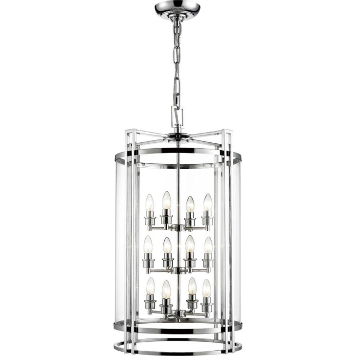 Diyas Eaton IL31085 Polished Chrome 12 Light Pendant