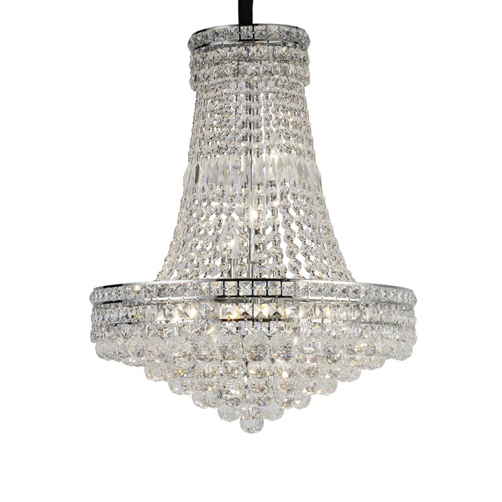 Diyas Frances IL31420 Polished Chrome 14 Light Crystal Pendant