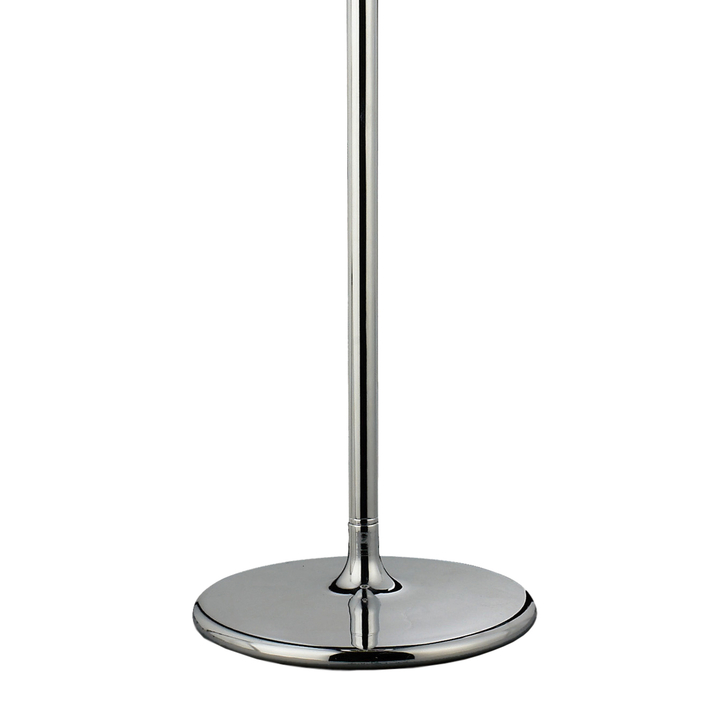 Diyas Olivia IL30063/SB Polished Chrome 3 Light Crystal Floor Lamp Complete With Soft Bronze Shade