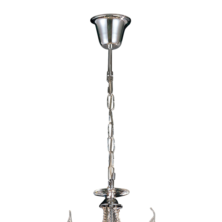 Diyas Torino IL303110+5 Polished Chrome 15 Light Crystal Chandelier