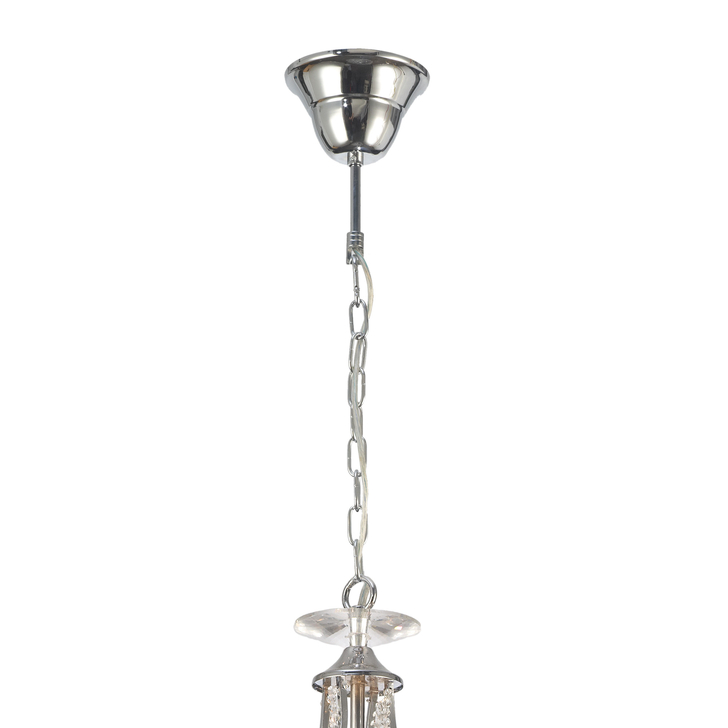 Diyas Torino IL303112+6 Polished Chrome 18 Light Crystal Chandelier