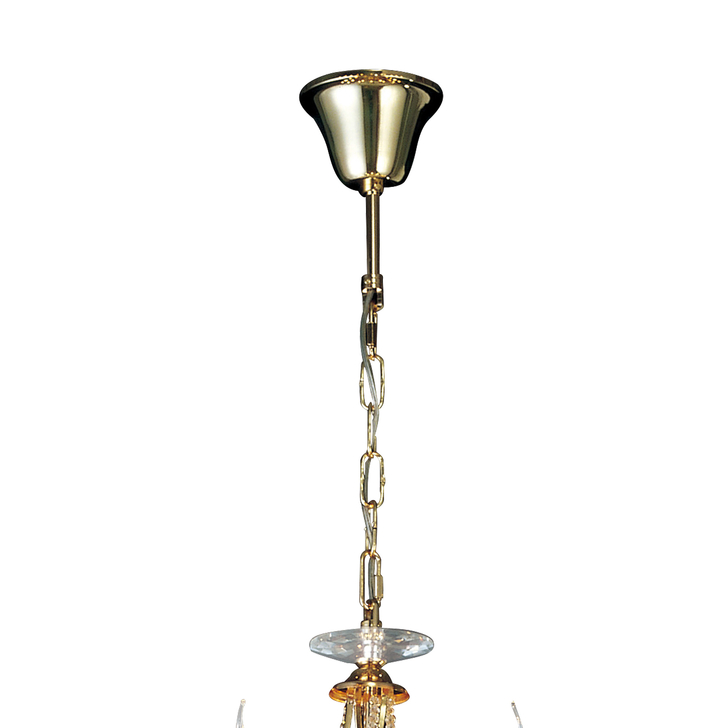 Diyas Torino IL303210+5 French Gold 15 Light Crystal Chandelier