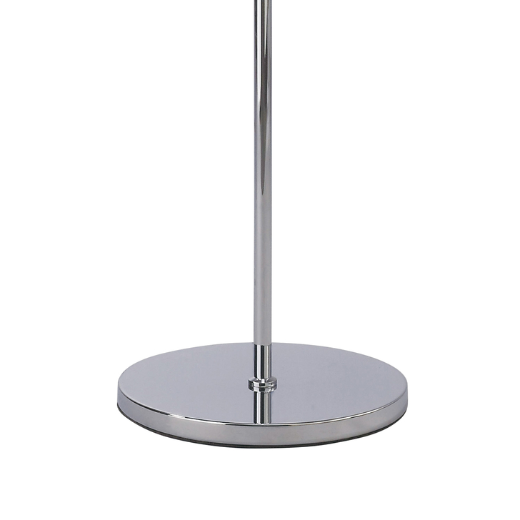 Diyas Willow IL31214/CR Polished Chrome Crystal Floor Lamp Complete With Cream Shade