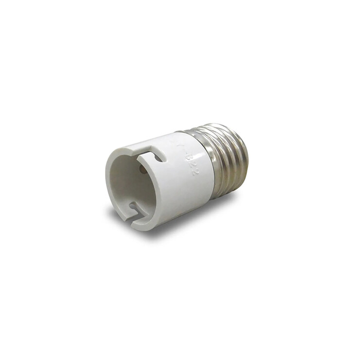 Elements E27 to B22 Lamp Socket Converter White