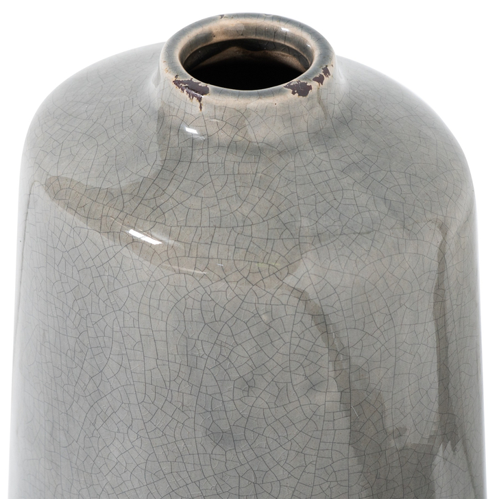 Grey Glazed Liv Vase