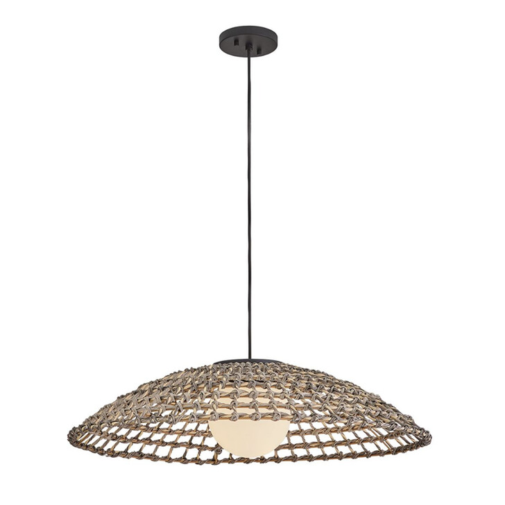Hinkley Arlen Rattan Extra Large Outdoor Pendant Light - IP44
