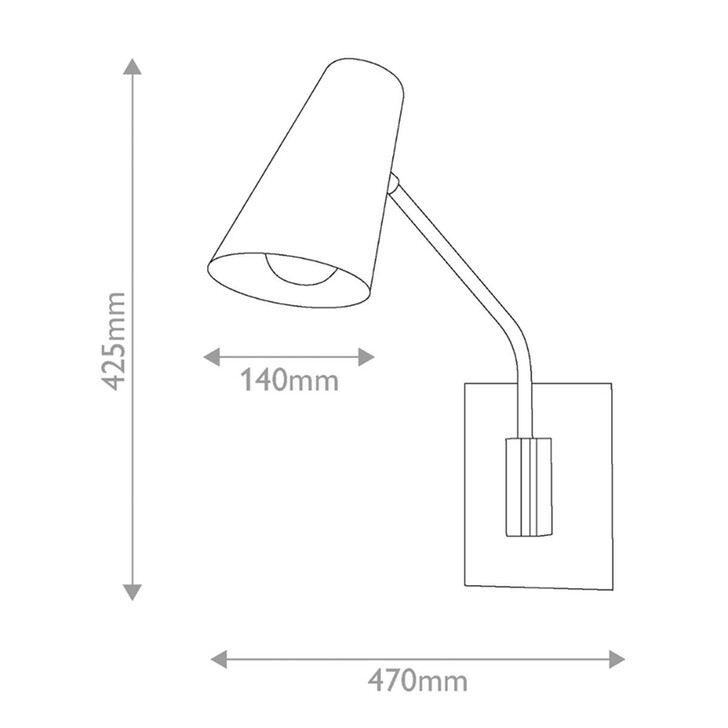 Hinkley Bray Black Led Adjustable Wall Light
