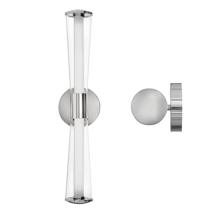 Hinkley Elin Polished Chrome Dimmable Bathroom Led Wall Light - IP44 - 3000K