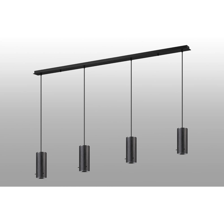 Idolite Adele 1.4m Linear Pendant (FRAME ONLY), 4 x E27, Satin Black