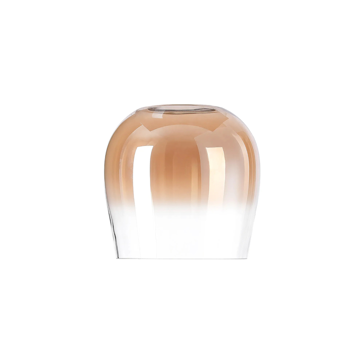 Idolite Adele 19cm Wine Glass Shade (A) 82mm Top Hole, Amber Fade