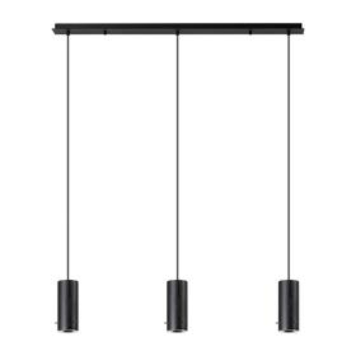 Idolite Adele 1m Linear Pendant (FRAME ONLY), 3 x E27, Satin Black