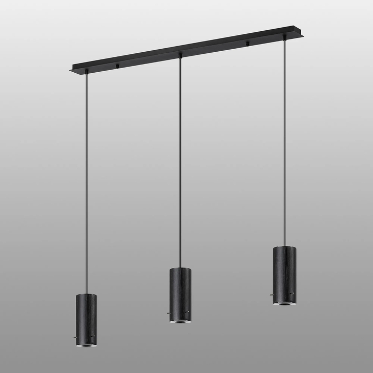 Idolite Adele 1m Linear Pendant (FRAME ONLY), 3 x E27, Satin Black