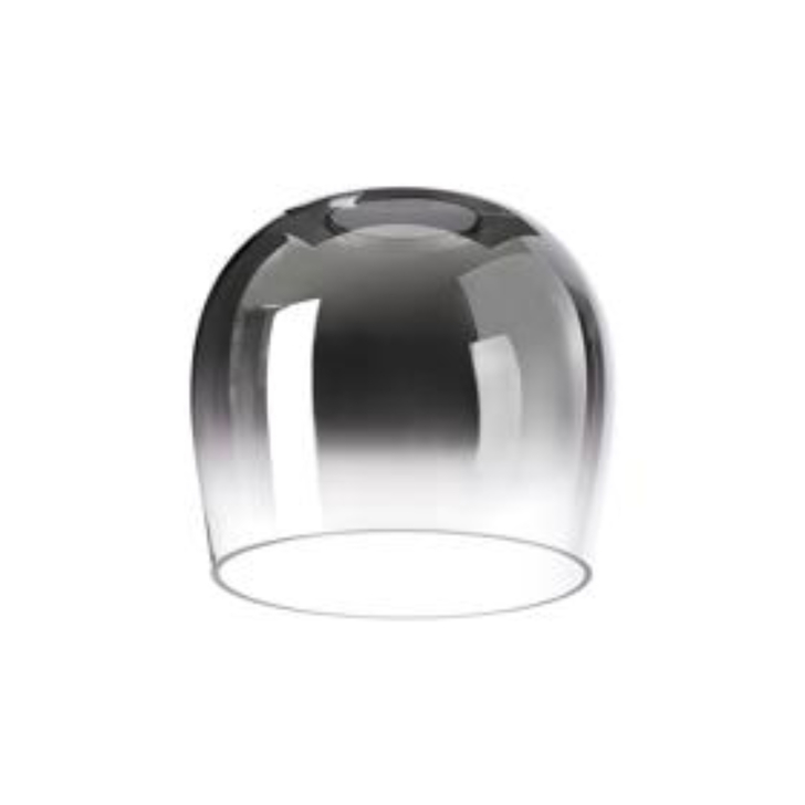 Idolite Adele 23.5cm Wine Glass Shade (A) 82mm Top Hole, Smoke Fade