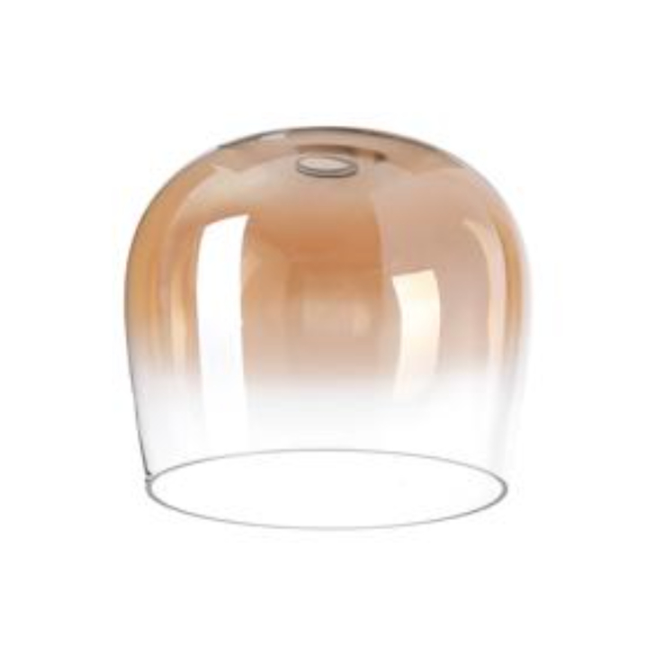 Idolite Adele 27.5cm Wine Glass Shade (B) 42mm Top Hole, Amber Fade