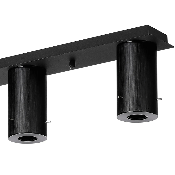 Idolite Adele 90cm Linear Ceiling Light (FRAME ONLY), 4 x E27, Satin Black
