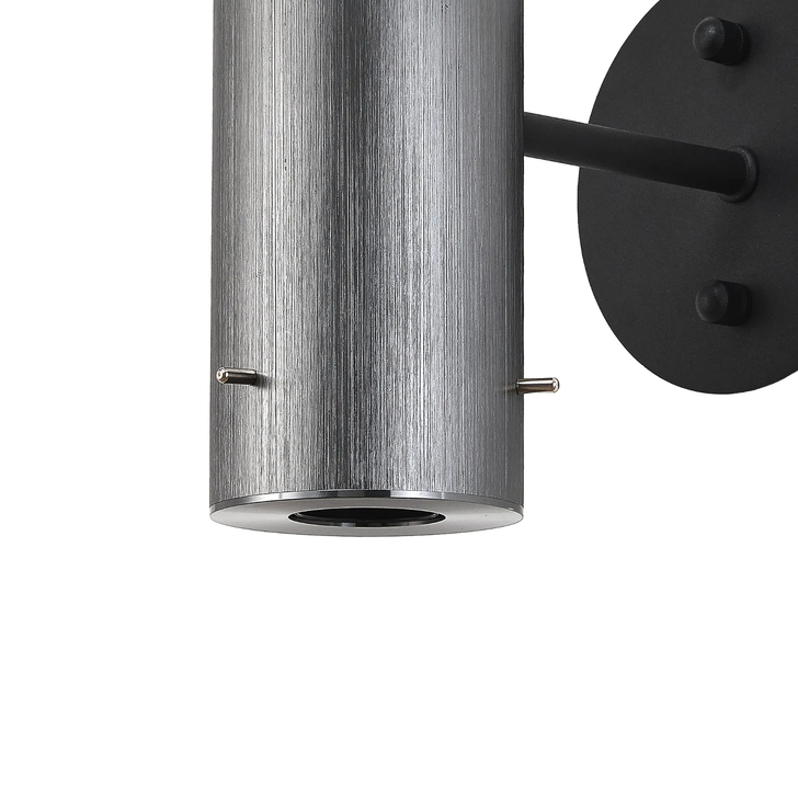 Idolite Adele Wall Light Switched (FRAME ONLY), 1 x E27, Gun Metal