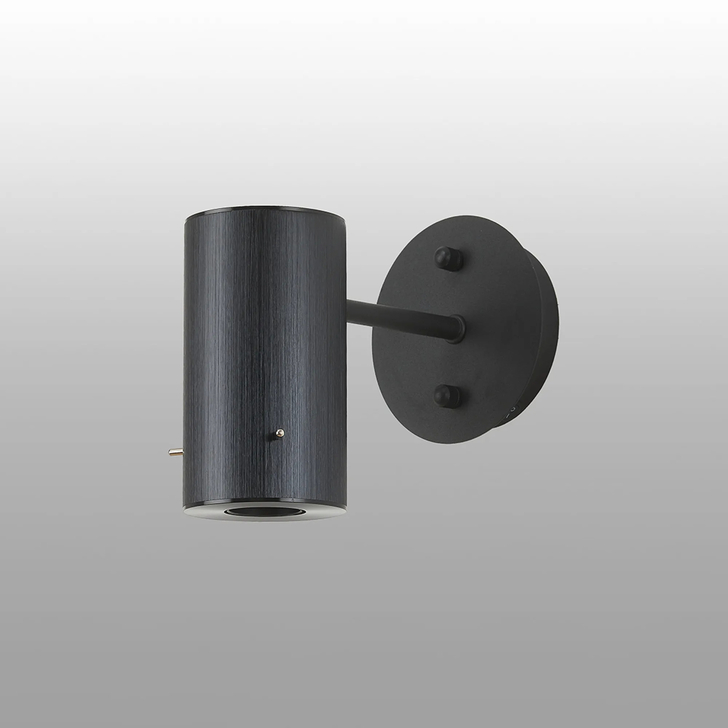 Idolite Adele Wall Light Switched (FRAME ONLY), 1 x E27, Satin Black