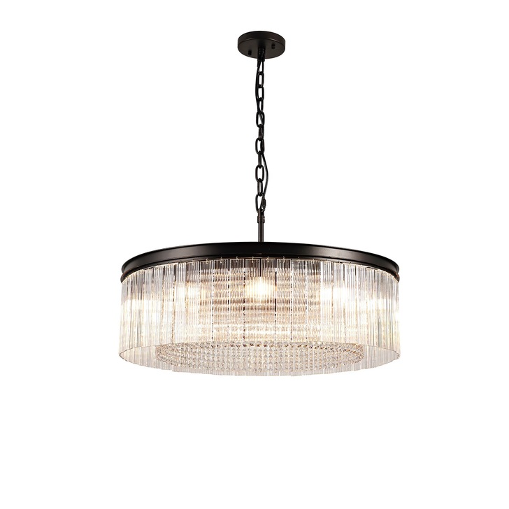 Idolite Alaska Brown Oxide Finish 10 Light Pendant